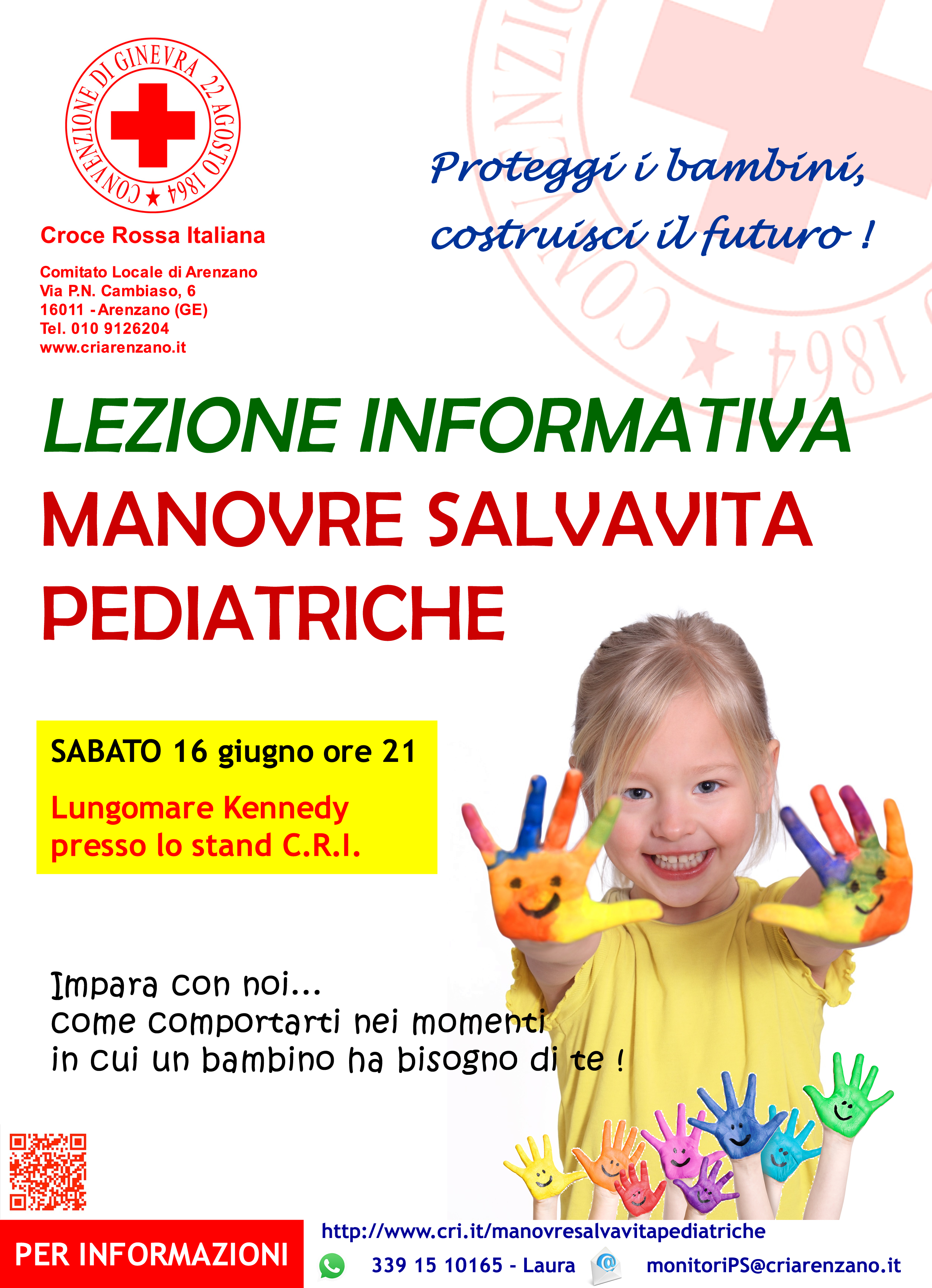 Lezione Informativa Manovre Salvavita Pediatriche